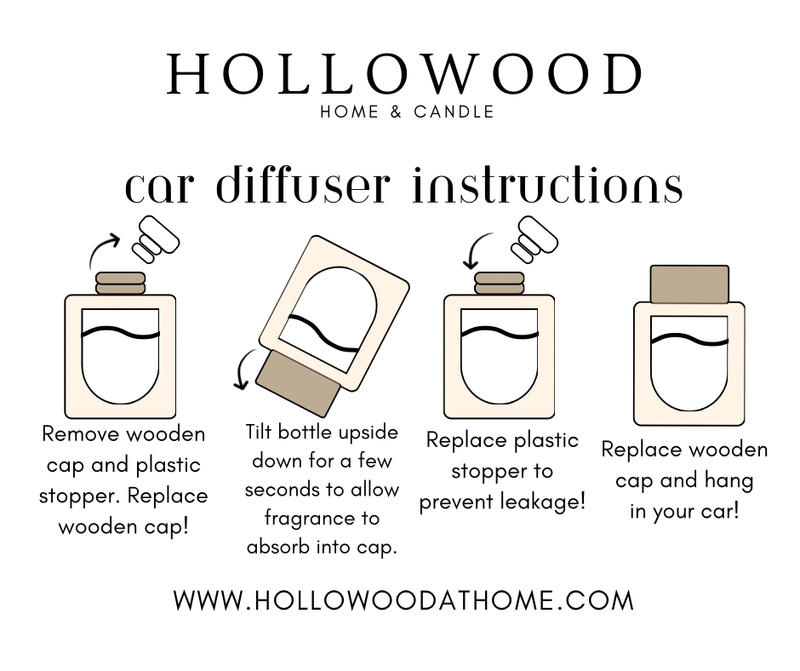 Hollowood Home and Candle - SPRING CAR DIFFUSERS: MY OH MY