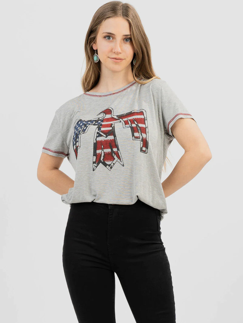American Bling Eagle Graphic Tee
