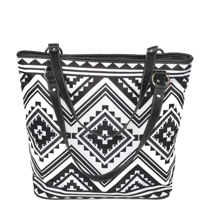 Black  & White Conceal & Carry Tote