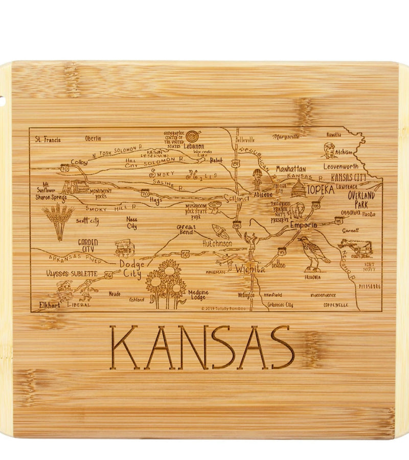 “Slice of Life” Kansas Cutting Board