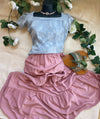 Mad For Mauve Layered Maxi Skirt