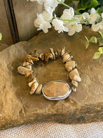 River Rock Bracelets With Matching Pendants