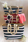 Striped Canvas Bags