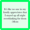 Drinks on Me - COASTER: Overthink Mom
