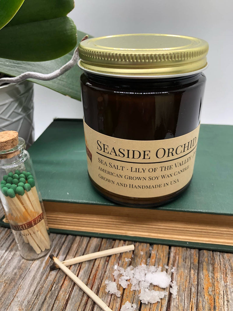 Seaside Orchid Soy Wax Candle