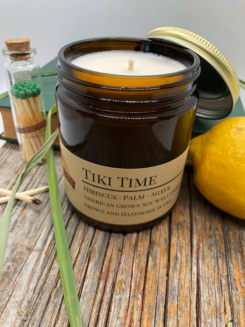 Tiki Time Soy Wax Candle