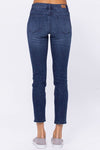 Judy Blue Mid Rise Mineral Wash Relaxed Fit Jean