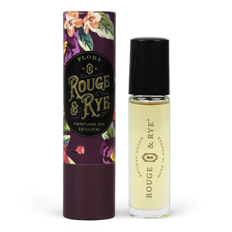 Rouge & Rye - Flora Perfume Oil • Pomegranate, Bergamot and Black Tea