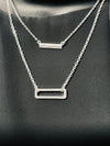 Two Layering Necklaces In Gold Or Silver