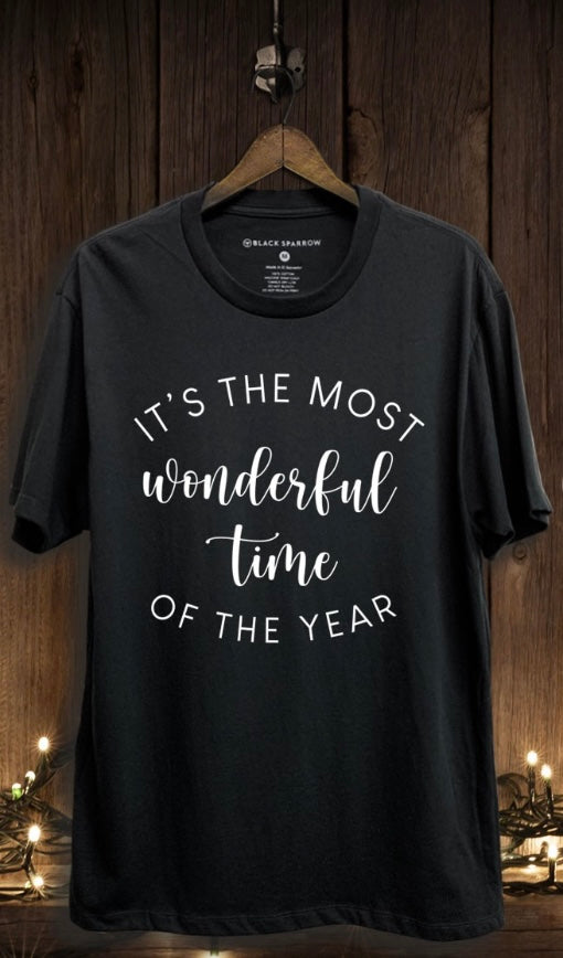 Christmas Graphic Tee “It’s The Most Wonderful Time Of Year”