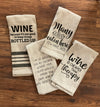 Assorted Funny, Witty Sayings Tea Towels