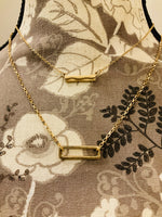 Two Layering Necklaces In Gold Or Silver