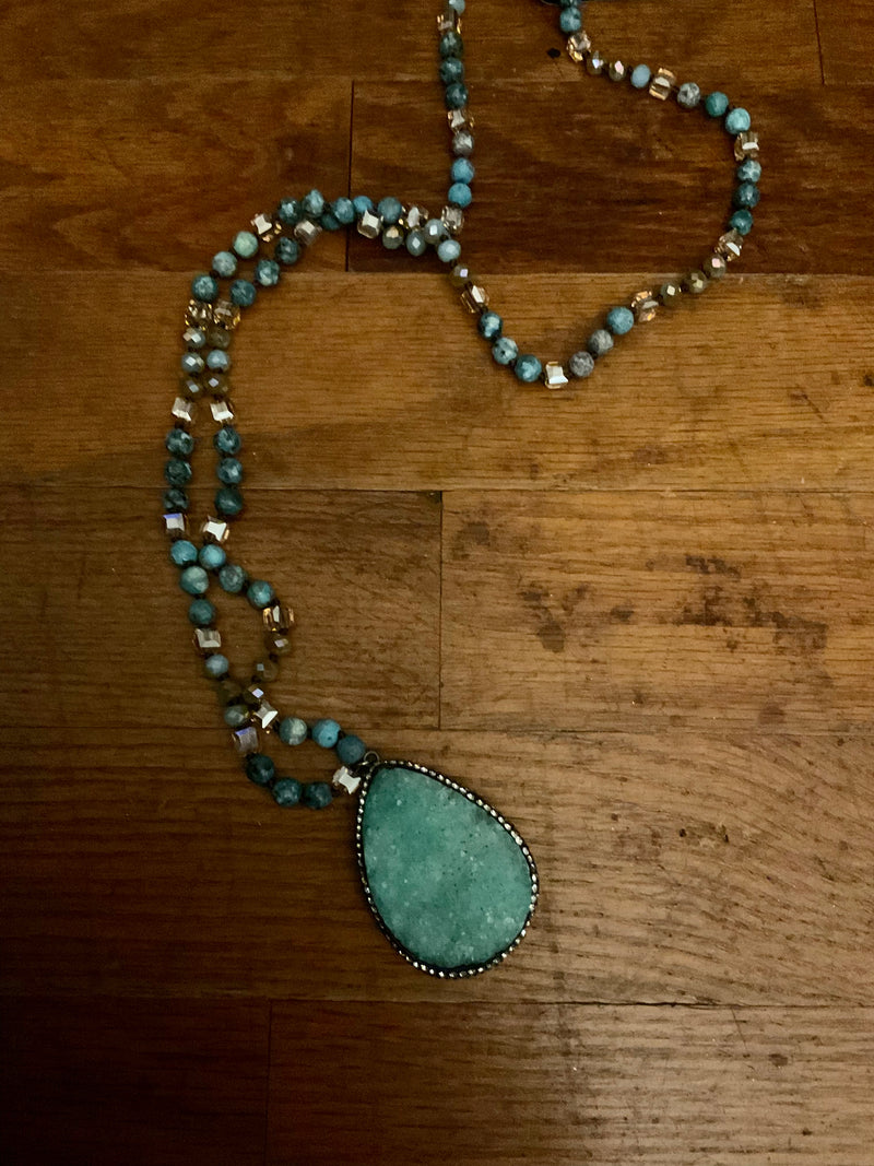 Beaded Rhinestone & Crystal Necklaces