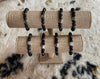 Tiger Paw Black or Grey Stone Beaded  Bracelets