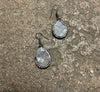 Colorful Geode Crystal Earrings With Rhinestones