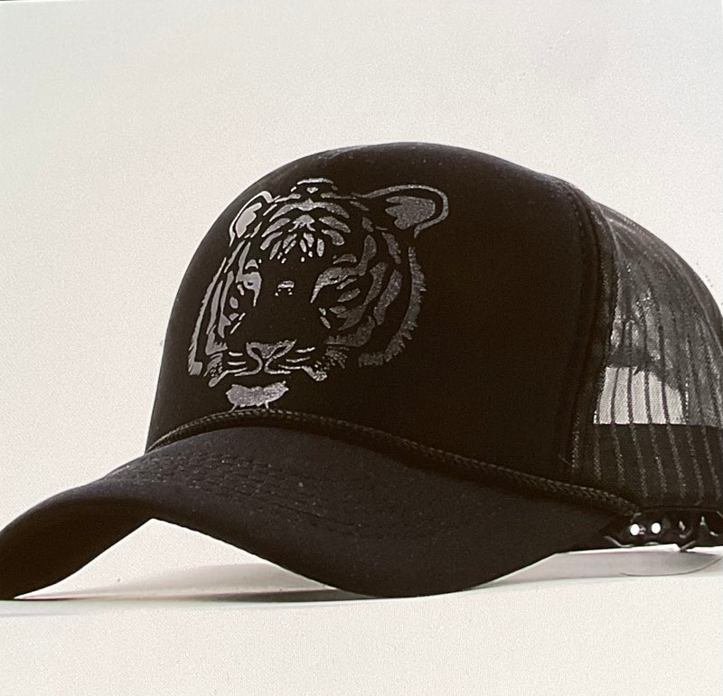 Black Tiger Trucker Hat
