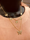 Layered Butterfly Necklace