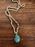 Beaded Stone Necklaces With Assorted Pendants