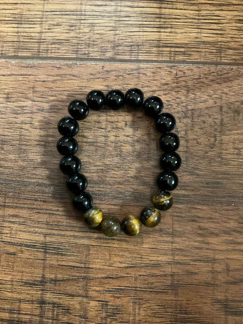 Wood & Lava Prayer Beaded Bracelets