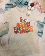 Happy Easter With Bunny & Ears Graphic Tee